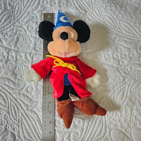 Disney Mickey Mouse Sorcerers Apprentice Plush Stuffed Walt Disney World - Picture 9 of 10